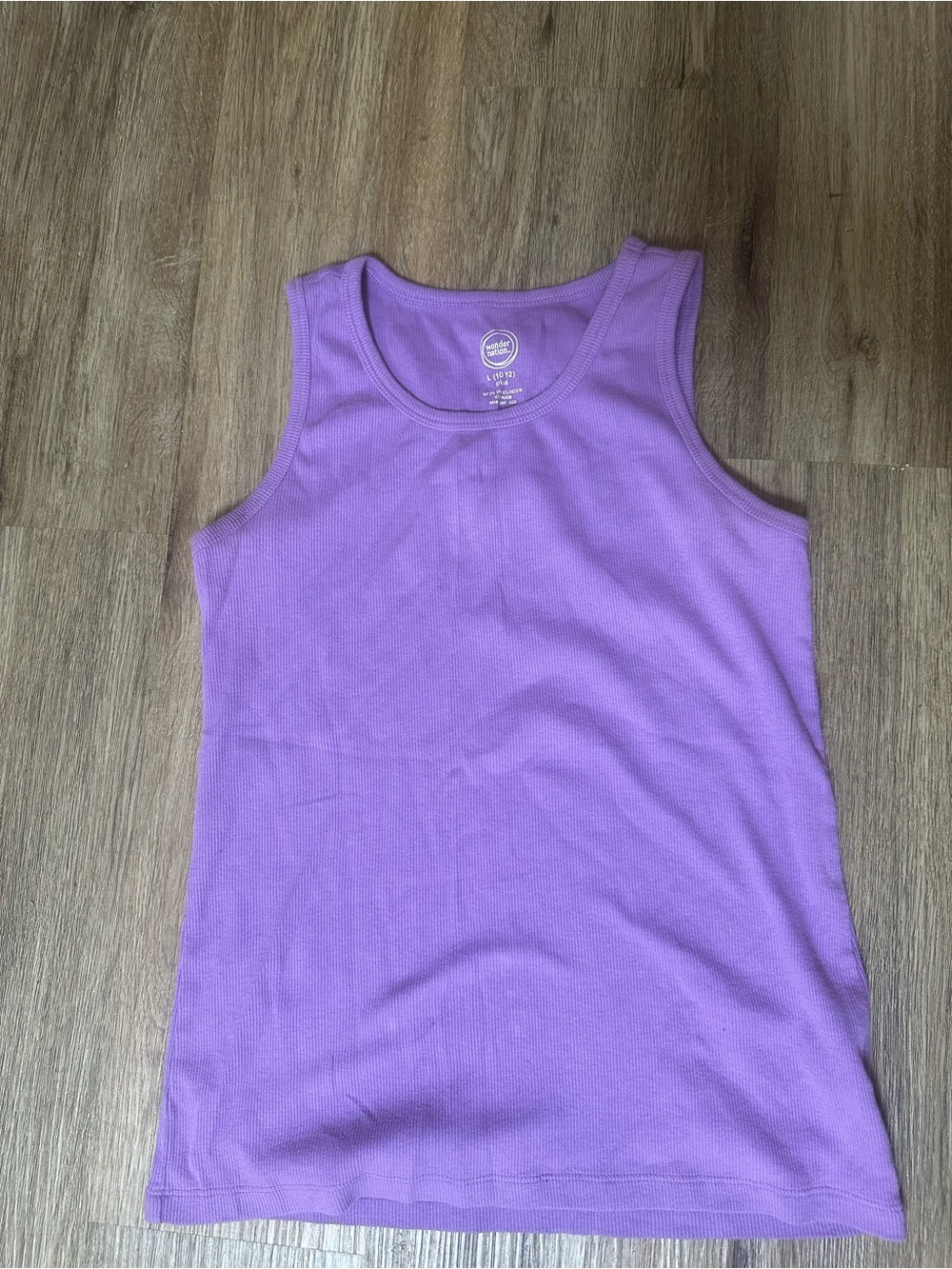 Wonder Nation Lavender Ribbed Tank Top - Picture 1 of 3